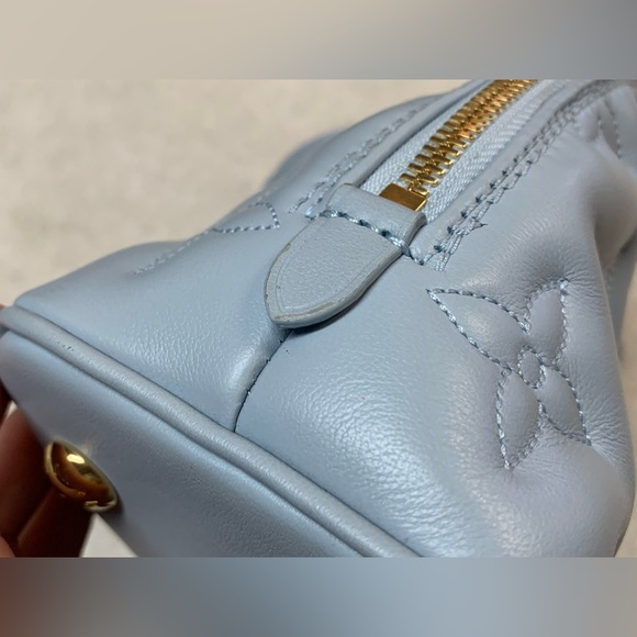Louis Vuitton Alma BB Bubblegram Leather Ice Blue Glacier Bag - Picture 13 of 16